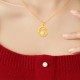 999 Gold Snake Rabbit Year Luck Necklace 999 Gold Snake Rabbit Year Luck Necklace