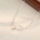 Sterling Silver Tulip Chalcedony Fortune Necklace Pendant