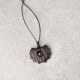 Ebony Obsidian Irregular Shape Peace Necklace Pendant Ebony Obsidian Irregular Shape Peace Necklace Pendant