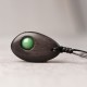 Ebony Wood Aventurine Peace Necklace Pendant Ebony Wood Aventurine Peace Necklace Pendant