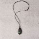 Ebony Wood Aventurine Peace Necklace Pendant Ebony Wood Aventurine Peace Necklace Pendant