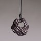 Ebony Hollow Irregular Shape Peace Necklace Ebony Hollow Irregular Shape Peace Necklace