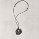 Ebony Hollow Irregular Shape Peace Necklace Ebony Hollow Irregular Shape Peace Necklace