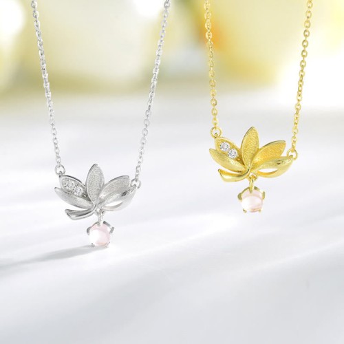 Sterling Silver Lotus Keep Away Evil Spirits Pendant Sterling Silver Lotus Keep Away Evil Spirits Pendant