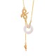 Chalcedony Snake Rose Harmony Necklace