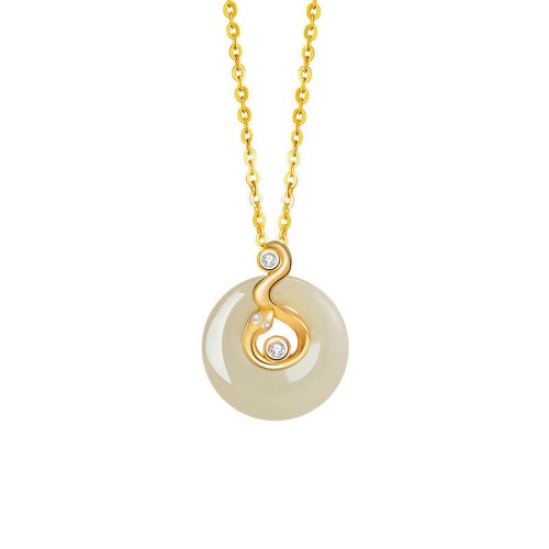 Hetian Jade Silver Abundance Zodiac Pendant Hetian Jade Silver Abundance Zodiac Pendant