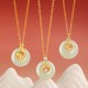 Hetian Jade Silver Abundance Zodiac Pendant Hetian Jade Silver Abundance Zodiac Pendant