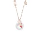 Chalcedony Pink Crystal Koi Fish Positive Necklace Pendant Chalcedony Pink Crystal Koi Fish Positive Necklace Pendant