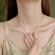 Chalcedony Pink Crystal Koi Fish Positive Necklace Pendant Chalcedony Pink Crystal Koi Fish Positive Necklace Pendant
