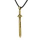 Vintage Yin Yang Copper Brass Sword Balance Necklace Vintage Yin Yang Copper Brass Sword Balance Necklace