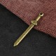 Vintage Yin Yang Copper Brass Sword Balance Necklace Vintage Yin Yang Copper Brass Sword Balance Necklace