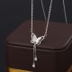 999 Silver Tridacna Butterfly Calm Pendant