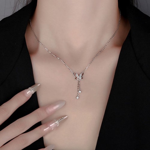 999 Silver Tridacna Butterfly Calm Pendant