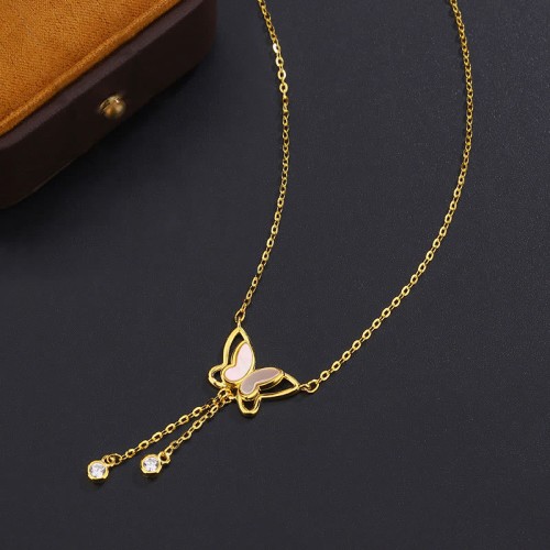 999 Silver Tridacna Butterfly Calm Pendant