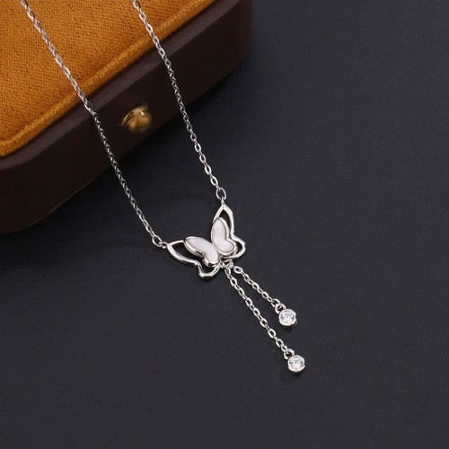 999 Silver Tridacna Butterfly Calm Pendant