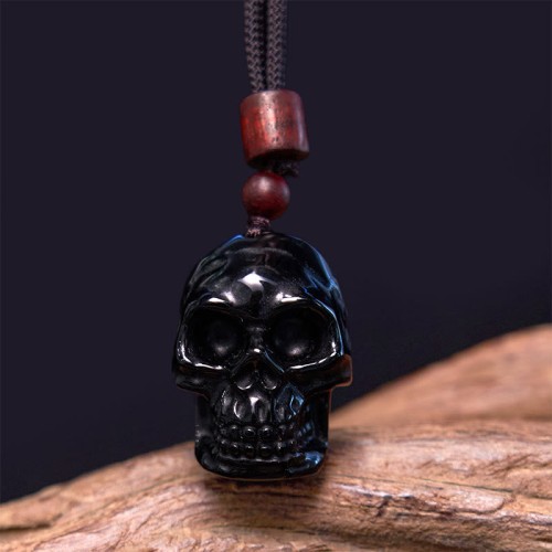 Black Obsidian Fulfillment Necklace Pendant