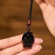 Black Obsidian Fulfillment Necklace Pendant
