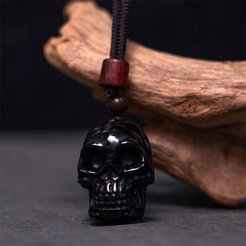 Black Obsidian Fulfillment Necklace Pendant