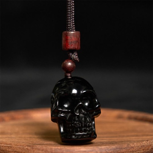 Black Obsidian Fulfillment Necklace Pendant