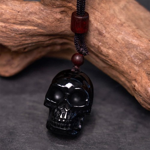 Black Obsidian Fulfillment Necklace Pendant