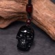 Black Obsidian Fulfillment Necklace Pendant