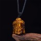 Tiger Eye Buddha Head Courage Necklace Tiger Eye Buddha Head Courage Necklace