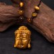Tiger Eye Buddha Head Courage Necklace Tiger Eye Buddha Head Courage Necklace