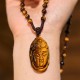 Tiger Eye Kwan Yin Strength Necklace Tiger Eye Kwan Yin Strength Necklace