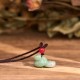 Zodiac Snake Natural Jade Luck Necklace Pendant