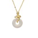 925 Silver Year of the Snake Chalcedony Positive Necklace