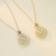 925 Silver Fu Character Hetian Jade Snake Luck Necklace 925 Silver Fu Character Hetian Jade Snake Luck Necklace