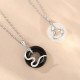 Black Onyx Chalcedony Snake Luck Pendant Black Onyx Chalcedony Snake Luck Pendant
