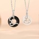 Black Onyx Chalcedony Snake Luck Pendant Black Onyx Chalcedony Snake Luck Pendant