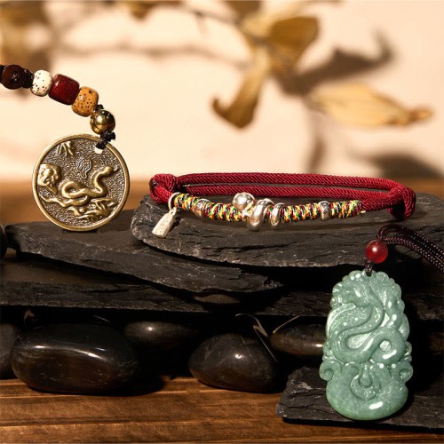Lucky Green Jade Year of the Snake Protection Bundle Lucky Green Jade Year of the Snake Protection Bundle
