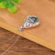 999 Silver Laughing Buddha Cyan Jade Lotus Success Pendant 999 Silver Laughing Buddha Cyan Jade Lotus Success Pendant