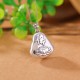 999 Silver Laughing Buddha Cyan Jade Lotus Success Pendant 999 Silver Laughing Buddha Cyan Jade Lotus Success Pendant