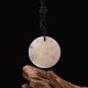 Vairocana Sanskrit Mantra Obsidian Aventurine Strength Pendant