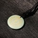Vairocana Sanskrit Mantra Obsidian Aventurine Strength Pendant