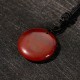 Vairocana Sanskrit Mantra Obsidian Aventurine Strength Pendant