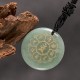 Om Mani Padme Hum Black Obsidian Strength Necklace Om Mani Padme Hum Black Obsidian Strength Necklace