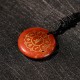 Om Mani Padme Hum Black Obsidian Strength Necklace Om Mani Padme Hum Black Obsidian Strength Necklace