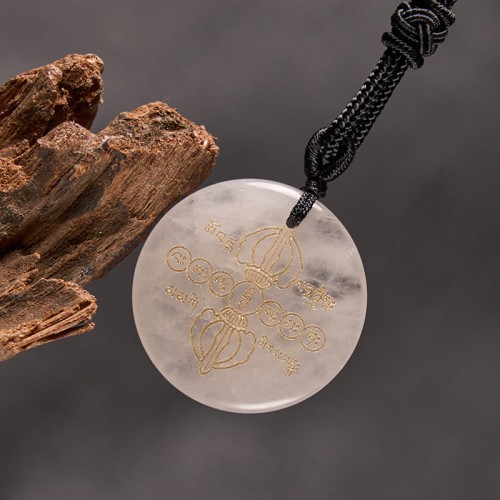 Vajra Dorje Black Obsidian Fulfillment Necklace