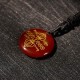 Vajra Dorje Black Obsidian Fulfillment Necklace