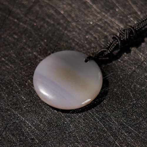 Vajra Dorje Black Obsidian Fulfillment Necklace
