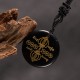 Vajra Dorje Black Obsidian Fulfillment Necklace