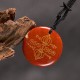 Vajra Dorje Black Obsidian Fulfillment Necklace