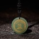 Swastika Lotus Crystal Obsidian Purification Necklace Pendant Swastika Lotus Crystal Obsidian Purification Necklace Pendant