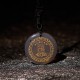 Swastika Lotus Crystal Obsidian Purification Necklace Pendant Swastika Lotus Crystal Obsidian Purification Necklace Pendant