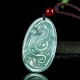 Jade Oval Year of the Snake Luck Necklace