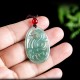Jade Oval Year of the Snake Luck Necklace